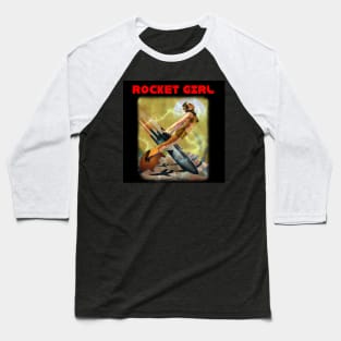 Rocket Girl Baseball T-Shirt